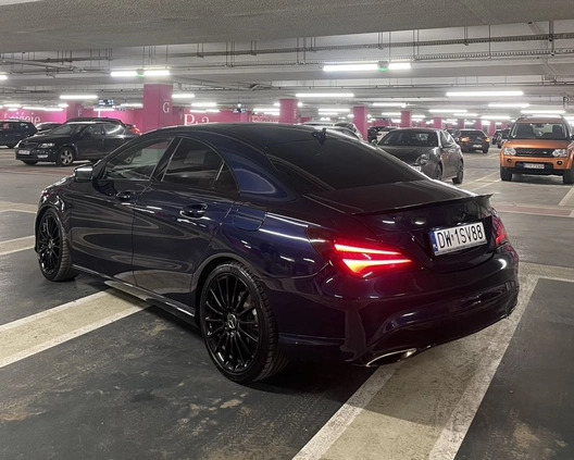 Mercedes-Benz CLA cena 95000 przebieg: 55000, rok produkcji 2017 z Wrocław małe 106